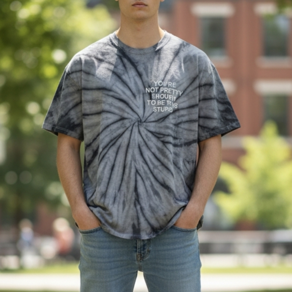 ALF tie dye t shirt size XL
